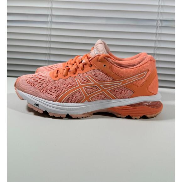 Asics GT-1000 6 Women's Sneakers T7A9N Orange Size 6.5 - Picture 2 of 9
